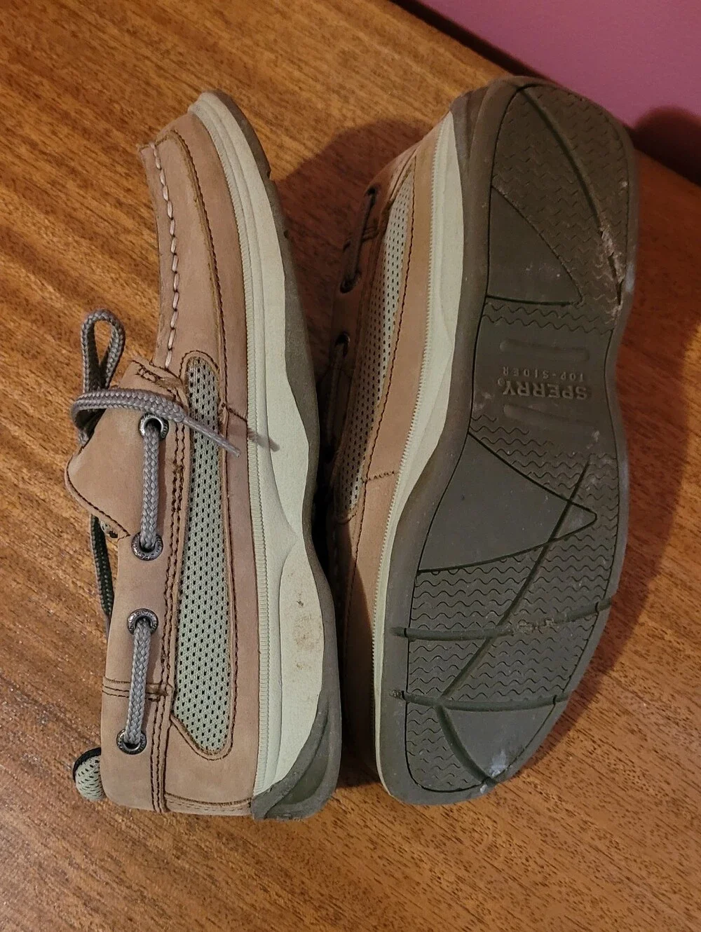 Sperry Lanyard Boy's Boat Shoe SZ 3